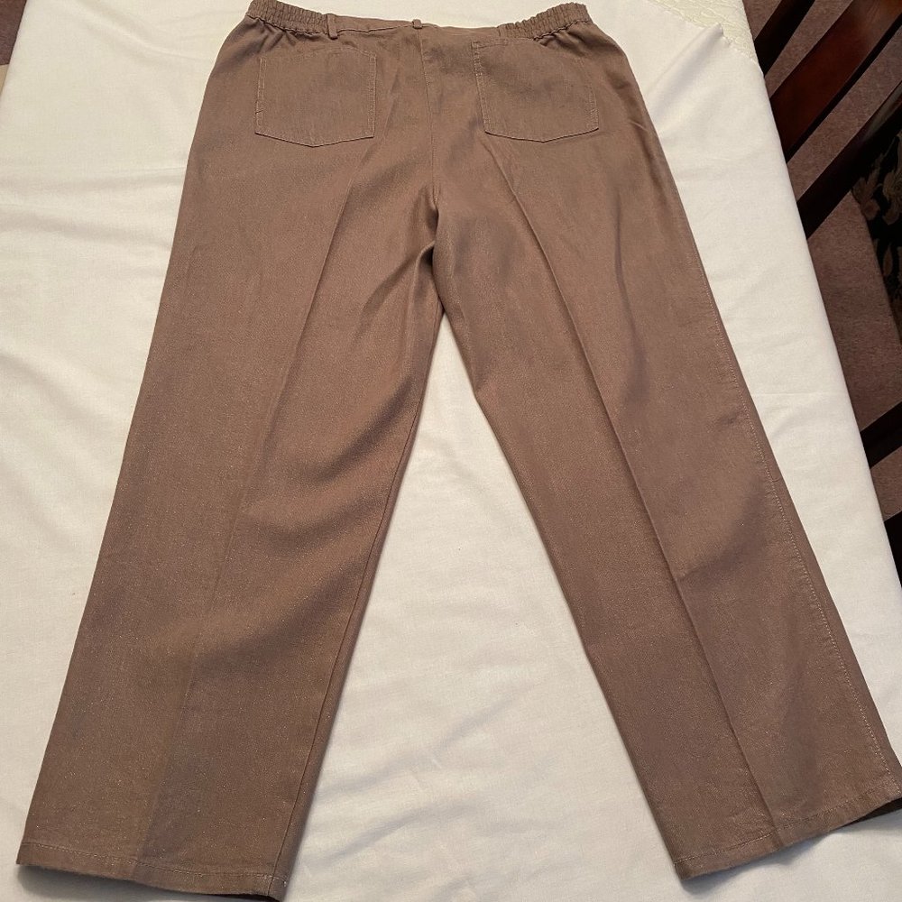 Ruby Rd. Tan Jeans Size 18 - Picture 2 of 2